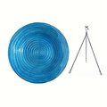 Songbird Essentials Songbird Essentials SE5049 Blue Swirls Hanging Birdbath SE5049